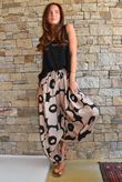 Carnaby Balloon Cuff Pant Black & Tan
